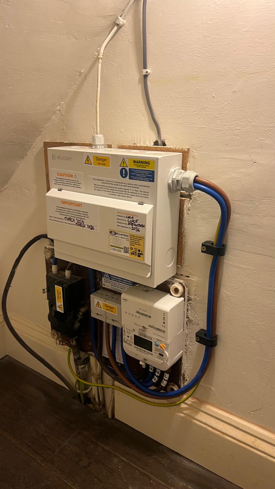 Finished fuse board upgrade